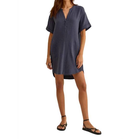 NEW Z SUPPLY talia gauze mini dress in supernova - Picture 1 of 5